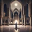 Placeholder: Hyper Realistic Jaa Namaz in a mosque at night