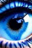 Placeholder: A huge close-up of a blue eye