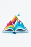 Placeholder: The logo consists of an educational book and combines it with mountains in a simple way and attractive colors