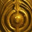 Placeholder: lord of the ring over gold door