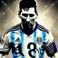 Placeholder: argentina world cup champion,lionel messi highly detailed, wings, soft studio lighting, background 64k