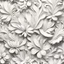 Placeholder: Hyper Realistic Abstract White Floral Patterns White Wall