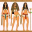 Placeholder: Ancient Egyptian swimwear for females