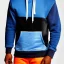 Placeholder: Colorblock Gap logo hoodie