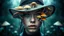 Placeholder: a close up of a person wearing a hat, natalie shau, a teen biopunk cyborg, andrei riabovitchev symmetrical, coherent eye, mushrooms grow from the body, inspired by Mykola Burachek, photo of a woman, irreverent characters, stylised comic art, metaverse, watcher, shot with Sony Alpha a9 Il and Sony FE 200-600mm f/5.6-6.3 G OSS lens, natural ligh, hyper realistic photograph, ultra detailed -ar 1:1 —q 2 -s 750)