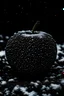 Placeholder: apple with snow and dark mood