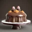 Placeholder: house cake caramel, chocolate, unreal engine