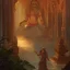 Placeholder:  Indian temple cinematic, 8k, resolution concept art portrait by Greg Rutkowski, Artgerm, WLOP, Alphonse Mucha dynamic lighting hyperdetailed intricately detailed