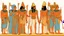 Placeholder: Phoenician soldiers received by the Pharaoh of Egypt for dinner