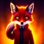 Placeholder: A fox fursona, Furry art, Digital art, cyberpunk, High quality, Backlighting, female, anthropomorphic, full body portrait, 8k resolution, fox tail, Realistic, high quality, great details, within portrait, masterpiece, best quality, cinematic lighting, detailed outfit, vibrant colors, perfect eyes, furry, human body, robotic arm, sfw, in the style of Titanfall, highly detailed face, perfectly drawn