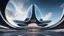 Placeholder: 3D-rendered architectural prize-winning futuristic building, superb artistic shapes, symmetrical, imaginative, scientific, avant-garde, innovative, new materials, friendly, beautiful, black background, octane render, 8k post-production, artstation: award-winning: atmospheric: commanding: clarity: 16k: ultra quality: striking: brilliance: stunning colors: amazing depth; lens: f/16, 28mm