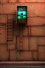 Placeholder: futuristic pinhole camera in Kente, rusted clocks lens, cinematic, scaffolding, 8k quality