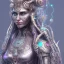 Placeholder: beautiful colorful portrait cyber punk of shiva 3D rendering