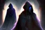 Placeholder: cloaked and dark hooded sorcerer