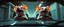 Placeholder: car driving happy 2d neon fluffy orc wheel rats with human hands in the style of Escher and Giger and Fallout 4, pinhole cam, airbrush 3d rendering, on tv screen:A five-second cinematic single take in a clean industrial presentation hall.