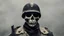 Placeholder: soldier with a skull mask