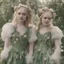 Placeholder: Elle fanning and dakota fanning as flowers, green, in 1924