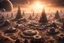 Placeholder: Another civilization on another planet, ,DSLR camera Sony Alpha 7 50mm 1.8,medium shot,high-resolution image with fine details,complex detailed, dystopian, etheral, futuristic, hyperdetailed, intricate, meticulous, polished, celestial, epic composition, ultra realistic, hyperrealistic, beautiful landscape, sunligt, raytracing, sunset, biopunk, steampunk, fantasy, ornate, very coherent, photorealistic, sharp focus, high resolution, eerie, horror, creepy, H.R.Giger style