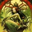 Placeholder: spider. Alphonse Mucha