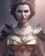 Placeholder: evil queen in leather gown, busty, cleavage, angry, emperious, 8k resolution concept art portrait by Greg Rutkowski,