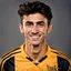 Placeholder: 85mm DSLR color photography of a very detailed headshot fitting all of head and hair in frame. 21-year-old Argentine soccer player, and with no facial hair and has no facial hair ,has short and black hairwith a small smile, grey background