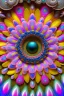 Placeholder: psychedelic mandala made out of flowers, feathers, ultra detailed, photorealistic, vivid colours, intricate details, in the style of Elspeth McLean, 8k