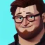 Placeholder: wayne knight, ed sheeran with dark brown hair, round head, lego, steampunk