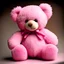 Placeholder: cute pink teddy bear