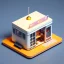 Placeholder: Tiny cute isometric kitchen in a cutaway box, cyberpunk, soft smooth lighting, soft colors, 100mm lens, 3d blender render