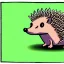 Placeholder: hedgehog, cute, brown body, humanoid body, arms, legs, cute face, cartoon, soviet cartoon, standing on two, belly,