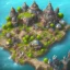 Placeholder: architecture concept in dofus，vertical view