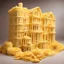 Placeholder: Buildings made entirely out of pasta