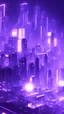 Placeholder: neon purple city