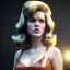 Placeholder: Ultra Realistic retro sci-fi portrait supermarket image from 1960, many explosions, sweet young Jane Fonda, tight latex suit, weapon, fighting stance, soft color, highly detailed, unreal engine 5, ray tracing, RTX, lumen lighting, ultra detail, volumetric lighting, 3d, finely drawn, high definition, high resolution.