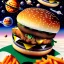 Placeholder: Fast food in outer space