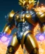 Placeholder: Goku, metal golden armor, defined muscles, no shirt, soft light atmosphere, light effect，vaporwave colorful, concept art, smooth, extremely sharp detail, finely tuned detail, ultra high definition, 8 k, unreal engine 5, ultra sharp focus