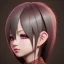 Placeholder: Anime girl cute neck head portrait, warrior costume, village, meditation, 8k quality