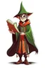 Placeholder: young elf student wizard with a D on his robes