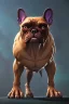 Placeholder: alien french bulldog musculature hulk body HD strong french bulldog hulk marvels Warcraft 64k