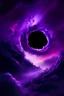 Placeholder: منظر شروق شمس بنفسجي مع غيوم كثيفة جدا BLACKHOLE , THE ABYSS