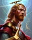 Placeholder: Portrait of young God Thor holding a Strong hammer Powerful Staff by Alex Ross, Disney, CGSociety, Carne Griffiths, Leonardo DaVinci, James Christensen character design, digital illustration, detailed sky background, Norman Rockwell, 32k resolution, Lou Xaz, cinema 4d