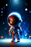 Placeholder: Michael the Little Astronaut with cinematic lights, Disney art style