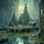 Placeholder: detailed creepy landscape made of cake-frosting, swamp, sun, Amano , Roger Dean, strong texture, Ernst Haekel, extreme detail, intricate, colours, Max Ernst, Sam Raimi, rich moody colors, sparkles, blue eyes, octane render, 55mm photography, 8k, sharp focus, volumetric light, ZBrush, volumetric light, dog-teeth