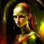 Placeholder: pretty girl Medieval art