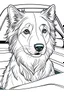 Placeholder: outline art for real DOGS-IN-CARS Coloring page, Japanese manga style, cartoon style, cute face, white background sketch style, full body is a must, only use outline, clean line art, no shadow, bold outlineMasterpiece, Ominous, Golden Ratio, Highly Detailed, photo, poster, fashion, illustration