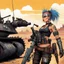 Placeholder: middle way between Tank Girl and Mad Max