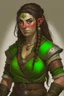 Placeholder: irish half orc woman