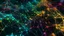 Placeholder: an abstract illustration of a complex network of interconnected tasks represented by colorful nodes and lines, data visualization, minimalistic design, vibrant colors, top-down view, modern aesthetic, 4k resolution, trending on Behance, futuristic, high detail