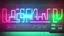 Placeholder: hacker city with neon lights
