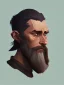 Placeholder: Portrait of a 40 year old strange Norse wizard